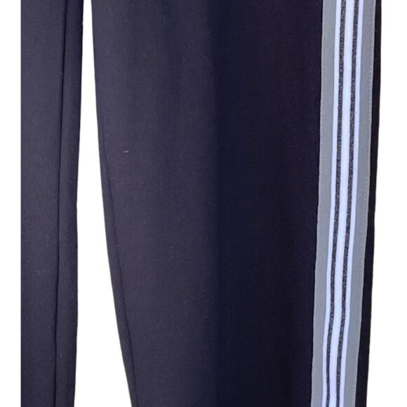 Zaggora Activewear Pull-on High Rise Straight Leg Pants with Tuxedo Stripe Sz 2 - Picture 8 of 9